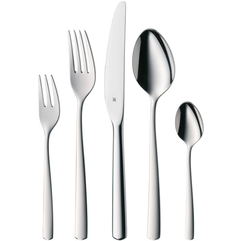 WMF Cutlery Set 30-Pieces for 6 Persons Boston Cromargan 18/10 Stainless Steel Brushed - Image 1