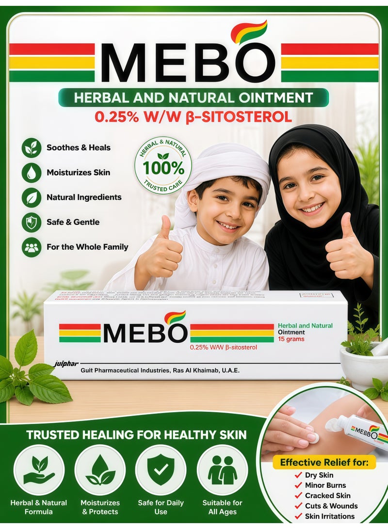 Julphar Mebo 0.25% Ointment 15g - Image 1
