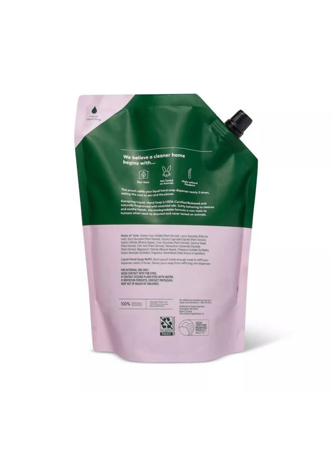 EVERSPRING Liquid Hand Soap Refill 34 fl oz (Lavender & Bergamot, Pack of 1) - Image 2