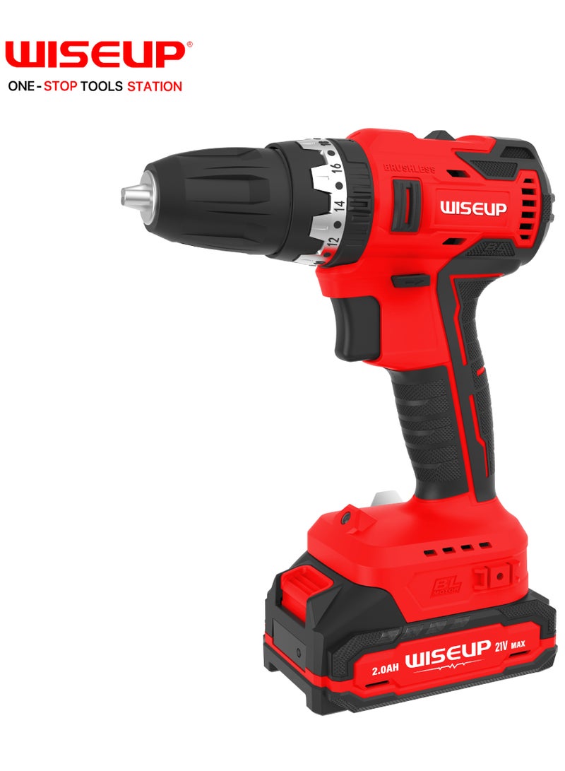 وايزأب مثقاب لاسلكي 21 فولت 10 مم برأس بلاستيكي - Image 2