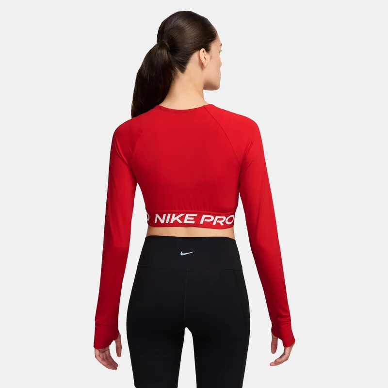 Nike Red Women's Pro Dri-FIT Crop Top for Women | Best Price UAE