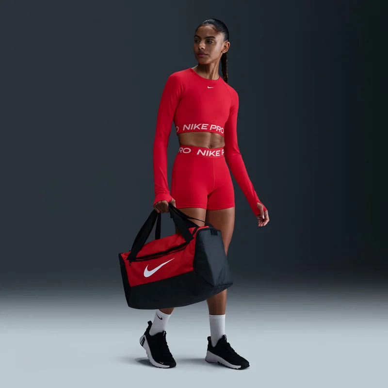 Nike Red Women's Pro Dri-FIT Crop Top for Women | Best Price UAE
