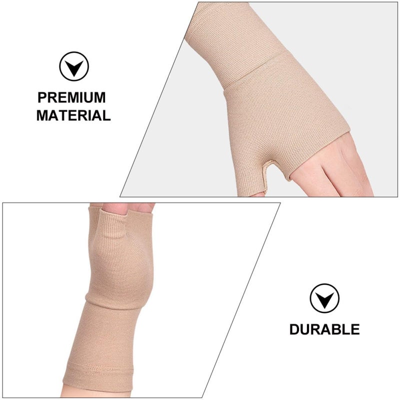 General compatible practical design Arthritis Compression Gloves Fingerless Therapy Gloves Skin Tone Elastic Anti-skid for Joint Relief and Sports Use Size S Strong durable raw material Anti slip Continuous warehouse supply Easy transit optimized build Ready-to-ship local stock Nationwide warehouse layout Quick use-switch compatible build Heat insulation layer Trendy versatile build Batch uniform stable quality Salt resistant coating Space saving design picks Multi-price design picks Budget friendly trendy design All-round applied quality Various fittings In-house warehouse packing Temp resistant Light & sturdy Updated modern design Fade proof Multi option design Indoor outdoor use Surface safe - Image 3
