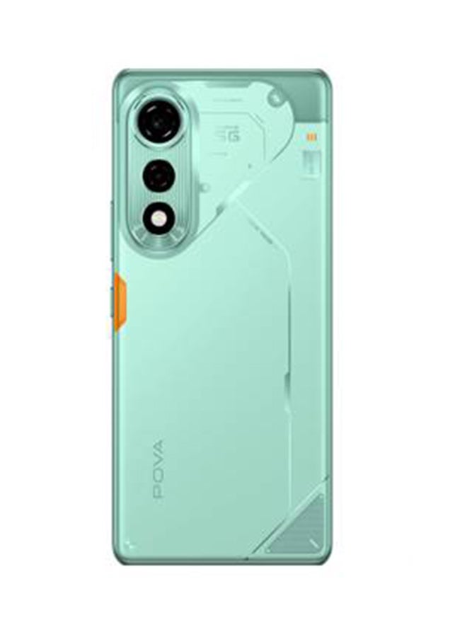 تكنو POVA Curve ثنائي الشريحة نيون سيان 8GB 256GB 5G - النسخة الشرق أوسطية - Image 2