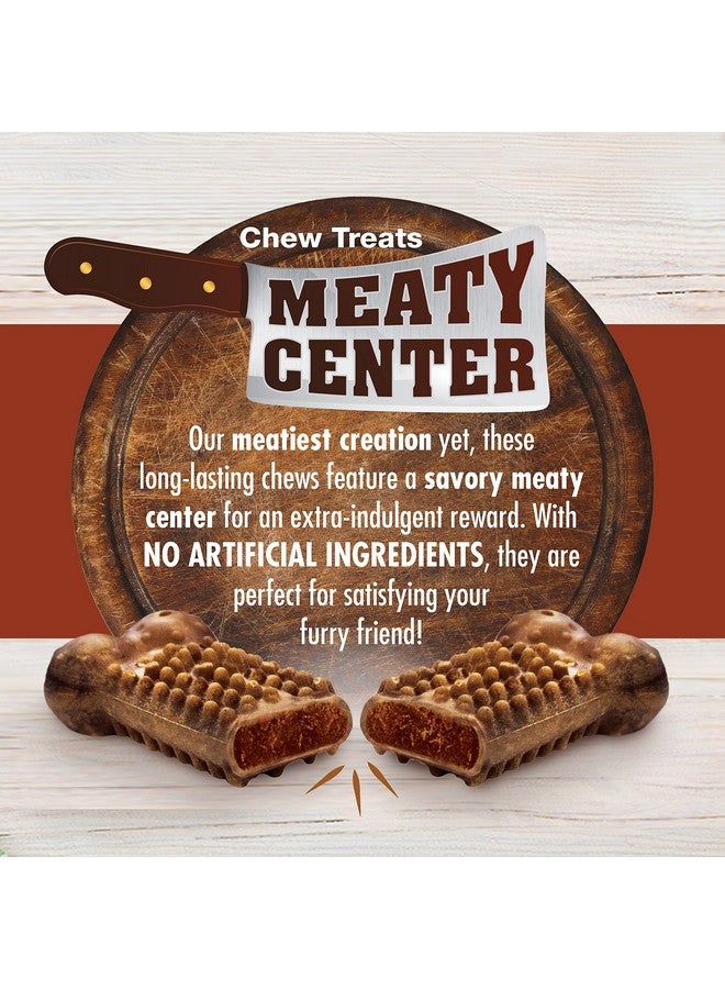 Nylabone Healthy Edibles Natural Dog Chews Long Lasting Meaty Center Beef Flavor Treats for Dogs, Small (12 Count) - Image 2