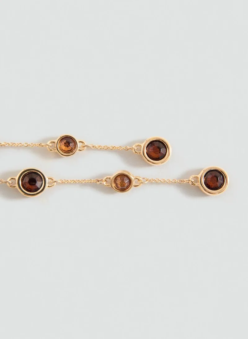 مانجو أقراط خيط كروية