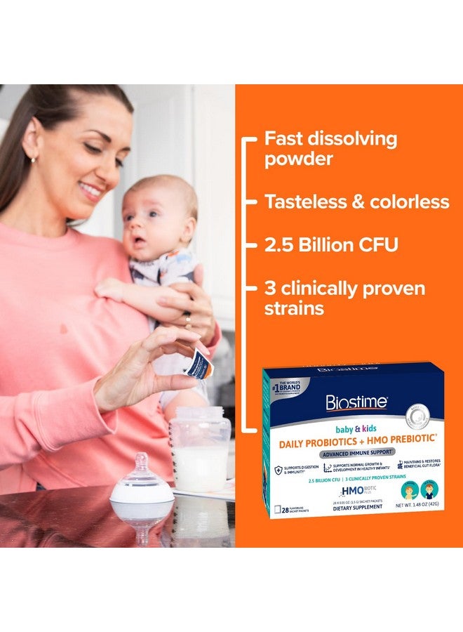 Biostime Baby Probiotic for Kids with HMO & Prebiotic Fiber | Kids Immune Support | Constipation Relief and Digestion Support Probiotics for Kids, Toddlers and Infants - 28 Powder Packets - Image 5