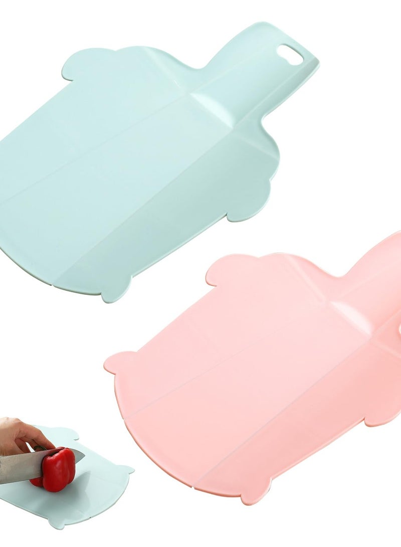 Excefore 2 عبوة حصائر تقطيع رقيقة لقطع الطعام للمطبخ، خالية من BPA، صديقة للسكاكين، مرنة، مناسبة غسالة الصحون، موفرة للمساحة، تصميم مريح - Image 1