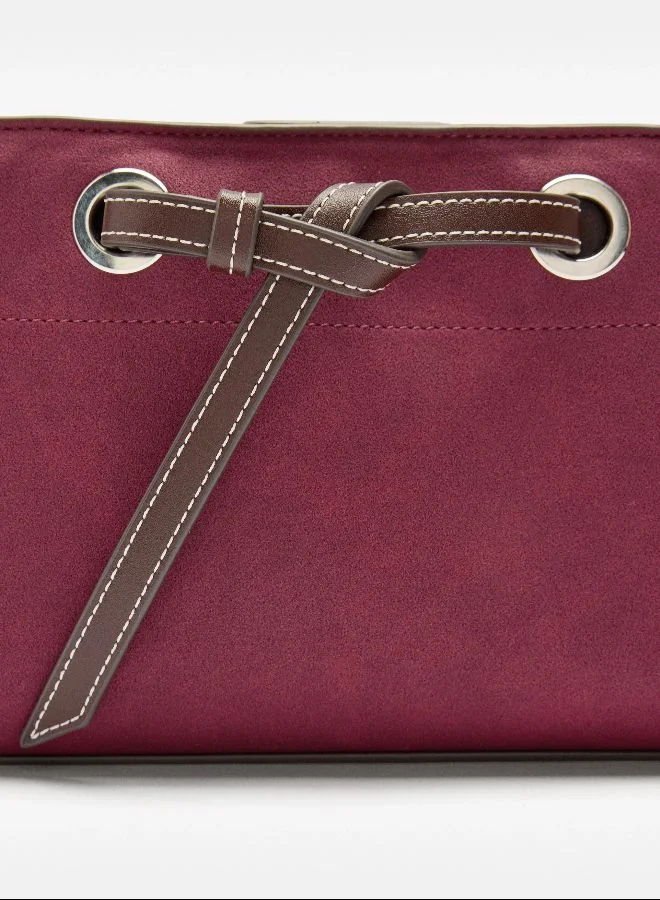 PARFOIS Leather-Effect Crossbody Bag