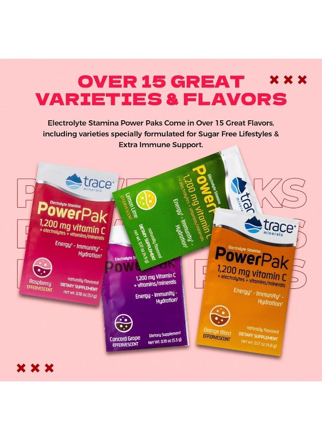 Trace Minerals Research Trace Minerals PowerPak Raspberry Electrolyte Stamina  - Image 5