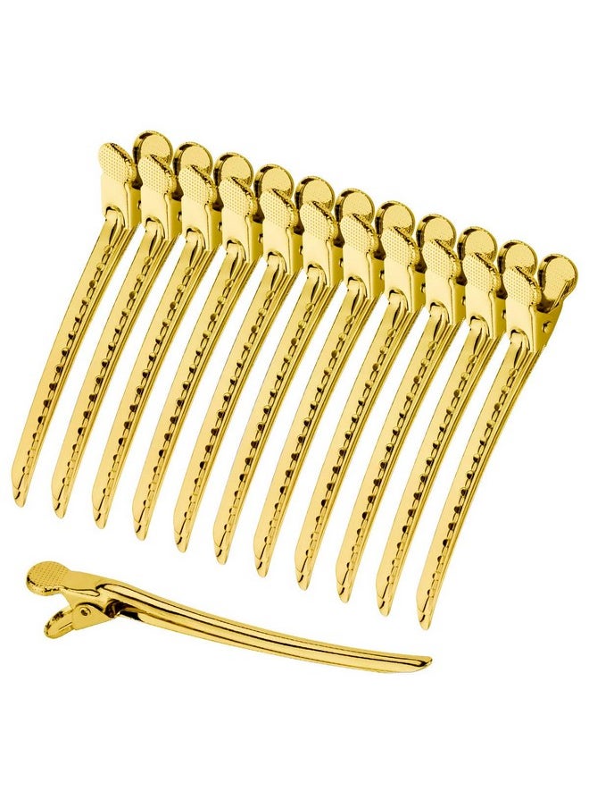 NORACLAN Hair Clips Prong For Hair Metal Hair Clips For Styling Hair Clips For Duckbill Hair Clips Sectioning Clips Barrettes For Hairdressing Salon Styling Tools Stainless Steel  - Image 2