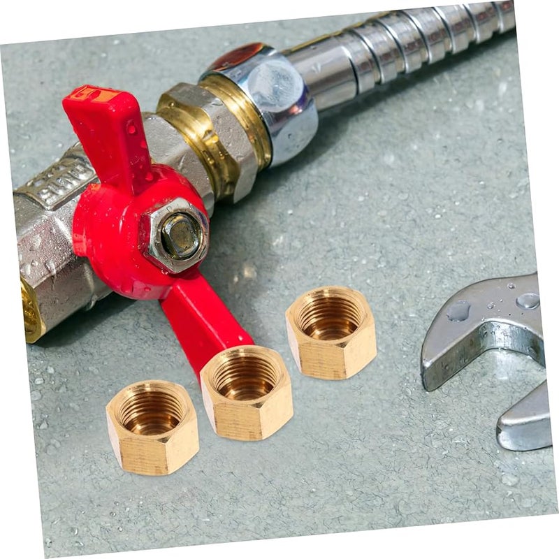 أغطية تركيب أنابيب النحاس 4 قطع للأنابيب المخروطية سهلة التركيب ذات ختم انضغاطي للسباكة الهيدروليكية وأعمال اليدوية - Image 3