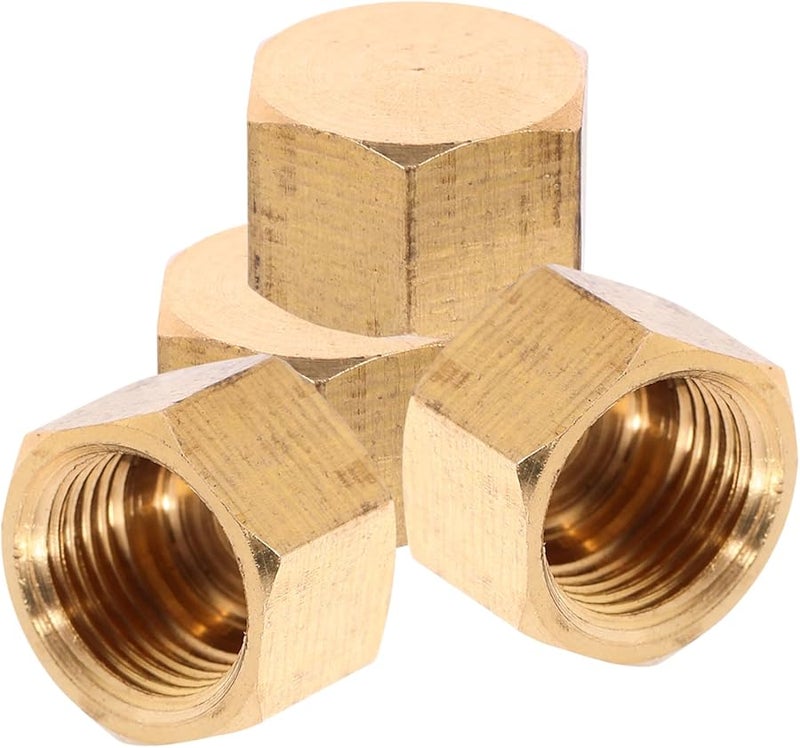 أغطية تركيب أنابيب النحاس 4 قطع للأنابيب المخروطية سهلة التركيب ذات ختم انضغاطي للسباكة الهيدروليكية وأعمال اليدوية - Image 1