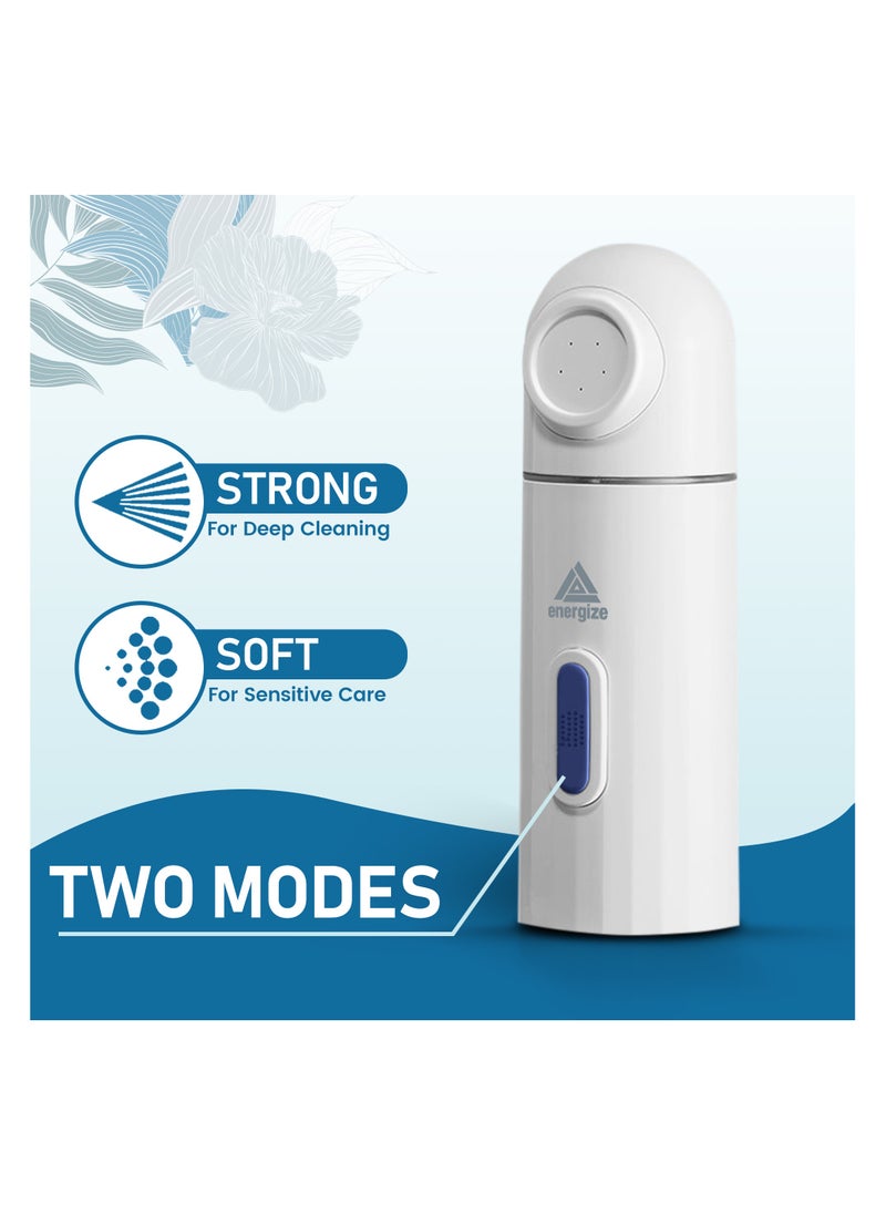 Energize Portable Bidet With 350ml Reservoir, High Pressure Mini Electric bidet Rechargeable Handheld Travel Bidet, Portable shattaf Water Sprayer for Women and Men, Personal Hygiene Cleaning, Postpartum Care  - Image 2