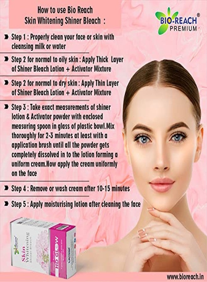 BIO-Reach Bio Reach 200g Skin Whitening Shiner Bleach Cream For Face For Glowing Skin For Womens, Bride, Girls - Image 5