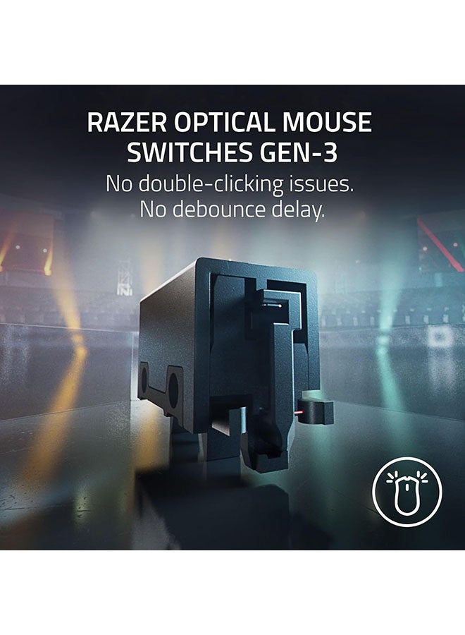 RAZER DeathAdder V3 Pro Wireless Gaming Mouse: 63g Lightweight - Focus Pro 30K Optical Sensor - Optical Switches Gen-3 - HyperSpeed Wireless - 5 Programmable Buttons - 90 Hr Battery - Fortnite Edition - Image 5