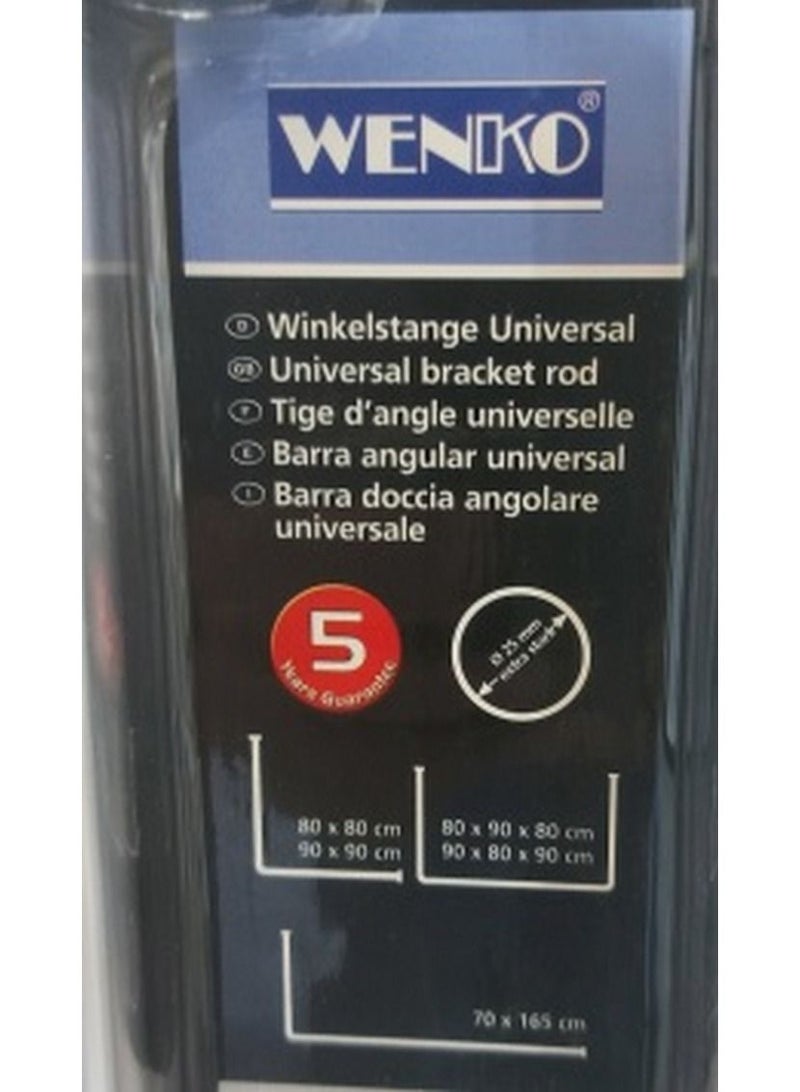 Wenko Angle Bar 25mm Universal Chrome  - Image 2