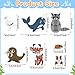 Sonwyoung 23 Pcs Felt Board Story Sets Polar Animals Felt Story Board Pieces Arctic Antarctica Ocean Animal Bear Penguin Whale Preschool Wall Storyboard Educational Learning Play Kit for Kids - Image 4
