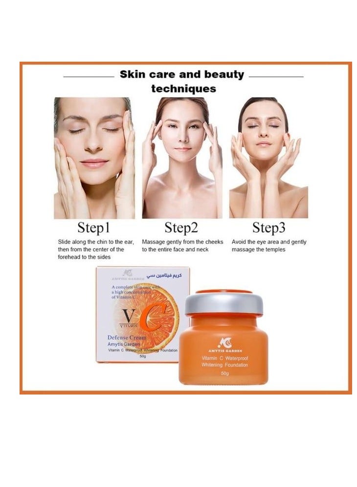 Disaar Beauty Vitamin C Waterproof Foundation 50g - Image 2