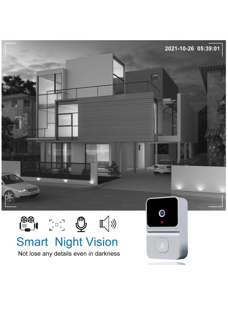 Arabest - Door Chime, Wireless Door Open Contact Sensor Alarm with 500 FT Range for Business/Store/Home/Office When Entering, 1 Transmitter + 1 Plug-in Receiver - Image 1