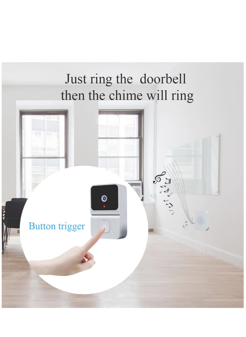 Arabest - Door Chime, Wireless Door Open Contact Sensor Alarm with 500 FT Range for Business/Store/Home/Office When Entering, 1 Transmitter + 1 Plug-in Receiver - Image 1