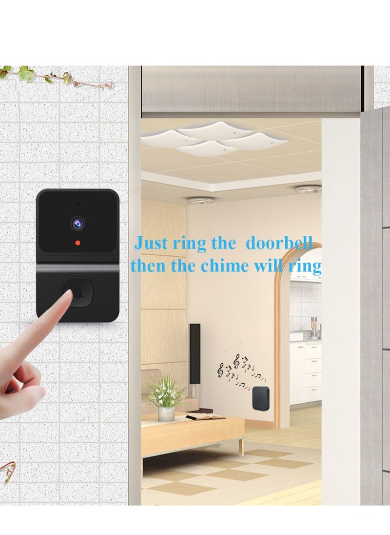 Arabest - Door Chime, Wireless Door Open Contact Sensor Alarm with 500 FT Range for Business/Store/Home/Office When Entering, 1 Transmitter + 1 Plug-in Receiver - Image 1