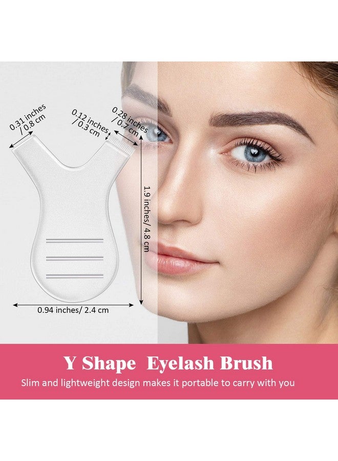 مايتيز 60 قطعة Y مشط رمش رفع فرشاة رمش تجعيد فرشاة ماكياج الجمال أداة لوازم لرموش تطعيم رمش تمديد - Image 3