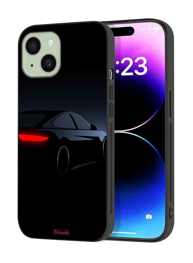 Tolwak Apple iPhone 15 Plus Protective Case Cover Dark Car - Image 1