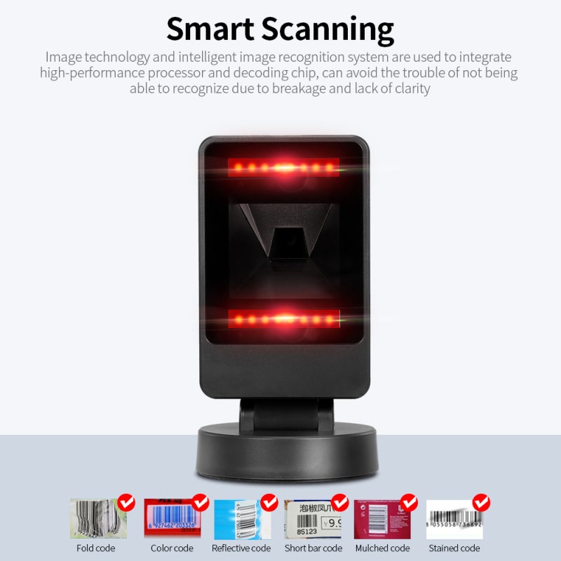 Image Scanner: 1/120s Scanning Speed Large Wide Angle Design - Plug And Play USB Interface Image Sensor for Retail Checkout, Warehouse Inventory & Payment Processing - Image 4
