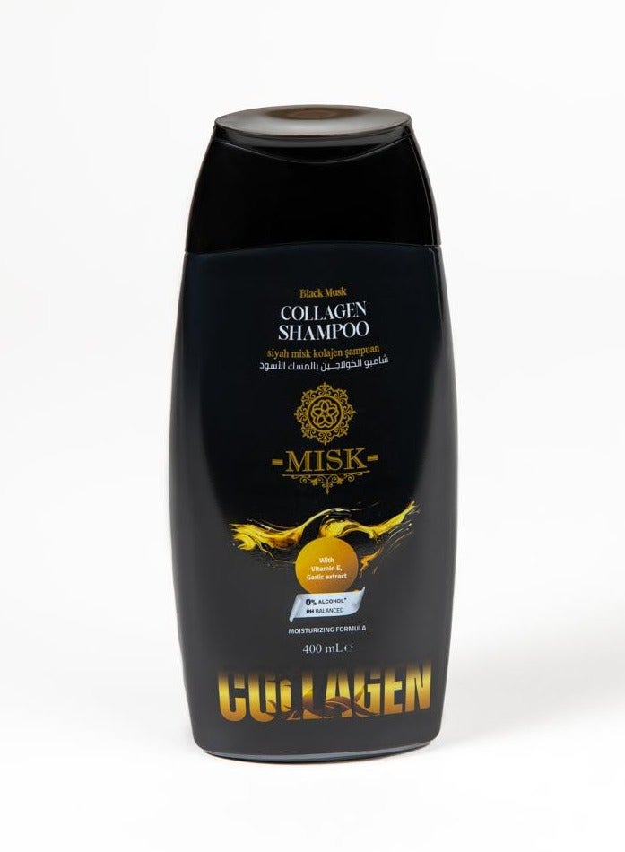 مسك شامبو المسك الآسود والكولاجين