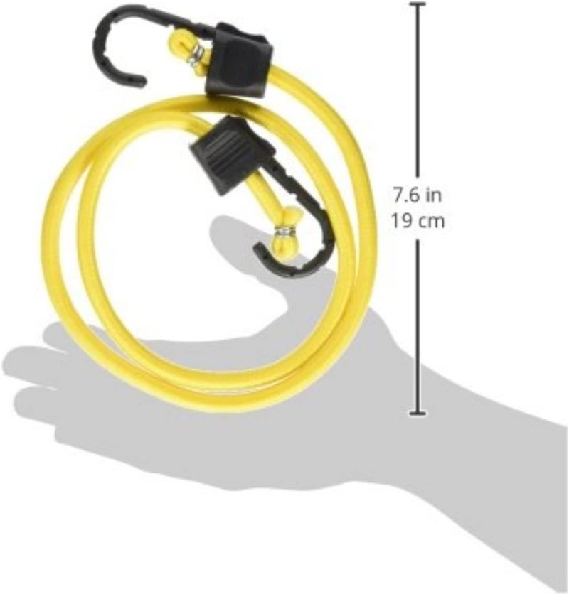 RoadPro RoadPro RPJSHD40 40 Heavy Duty Stretch Cords with AntiScratch Hooks  Pack of 2  - Image 2