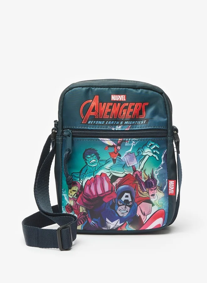 MARVEL Boys's Avengers Print Crossbody Bag with Adjustable Strap