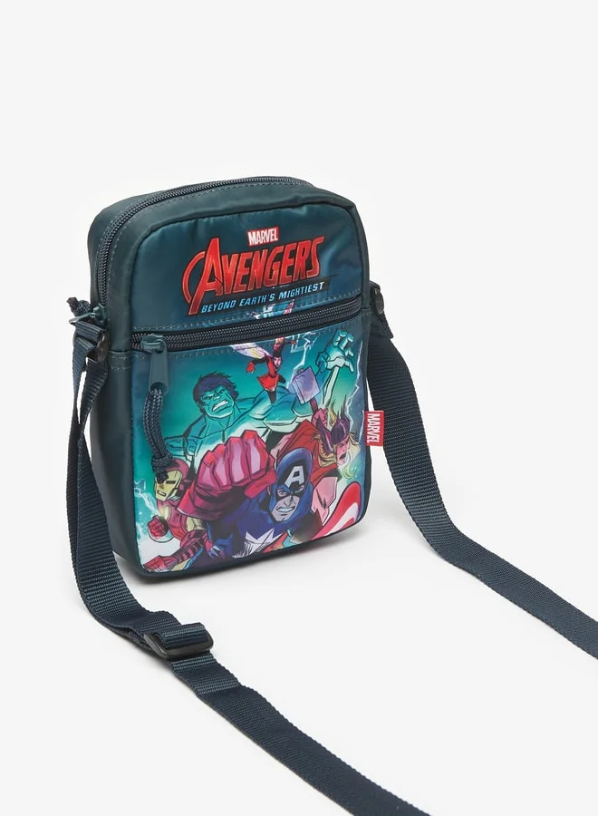 MARVEL Boys's Avengers Print Crossbody Bag with Adjustable Strap