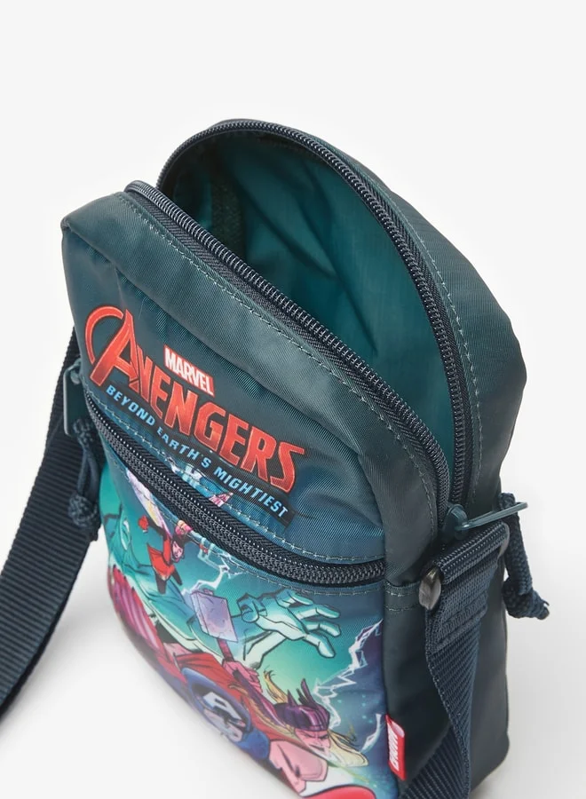 MARVEL Boys's Avengers Print Crossbody Bag with Adjustable Strap