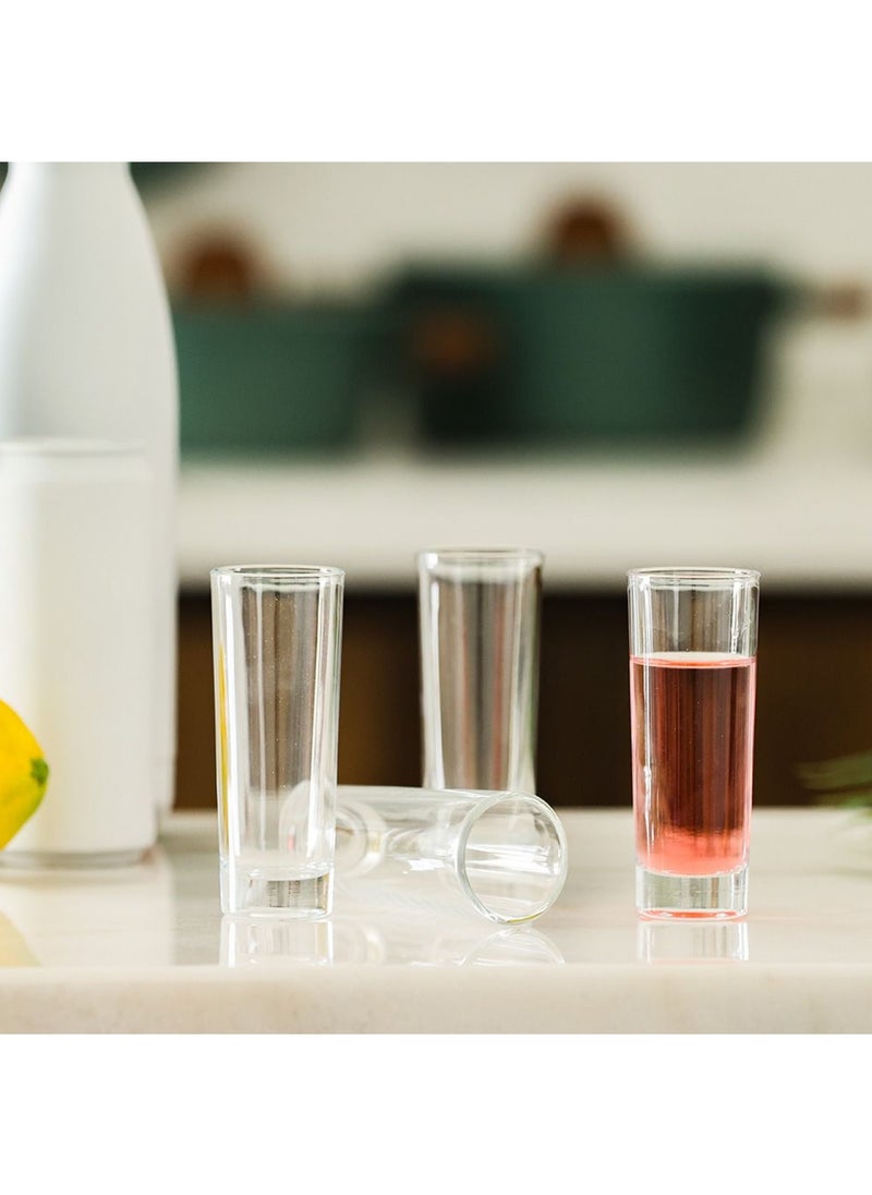 DANUBE HOME Minetta 4-Piece Shot Glass Set,75ml  - Image 1