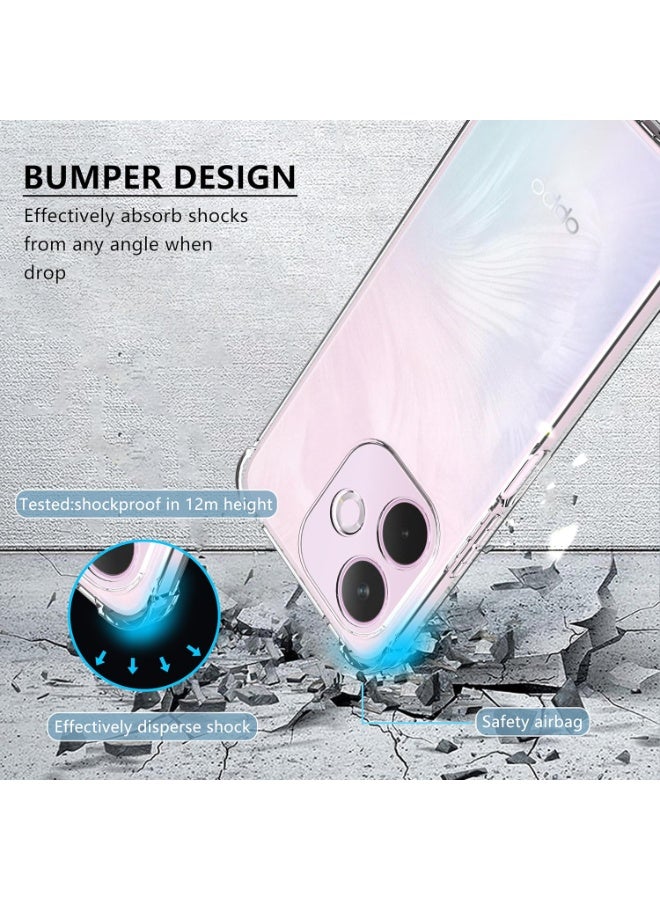 Case for OPPO A5 Pro 5G Clear Case Cover Soft Flexible Transparent TPU Back Cover with Camera Protection Shockproof Bumper for OPPO A5 Pro - Image 5