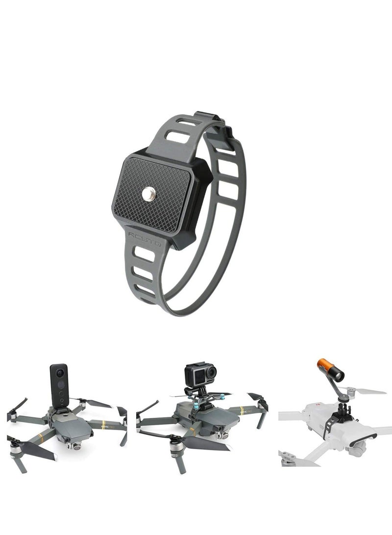 Multifunctional Fixture Mount Extension Mount Drone Camera Mount Adapter for Mavic 3/Air 2s/2/Pro Mavic 2 Compatible with Insta360 Osmo Action Flight Light LED Display - Image 1