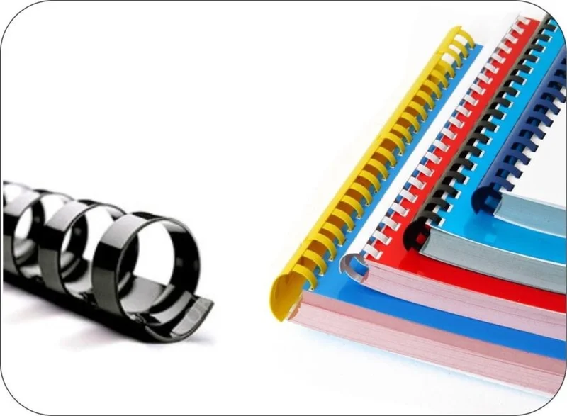 مابي bind 32MM Plastic Spiral Red 50 Pieces
