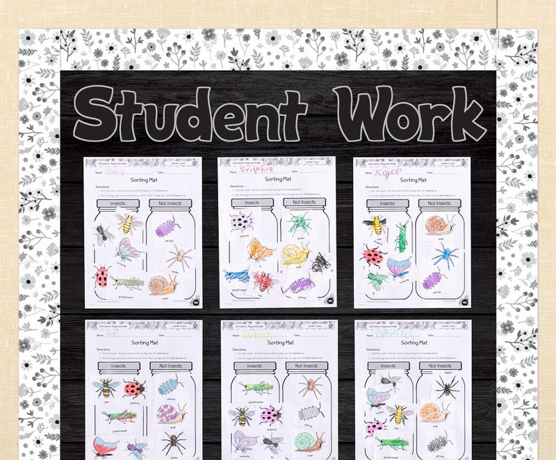 Teacher Created Resources Black & Silver Funtastic Font 4-Inch Letters Combo Pack (5343) - Image 5