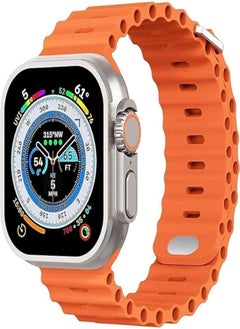 Next Next store Upgraded Holes Wavy Silicone Strap Compatible with Apple Watch Band 49mm 45mm 44mm 42mm Series 8 Ultra 3 4 5 6 7 8 SE 