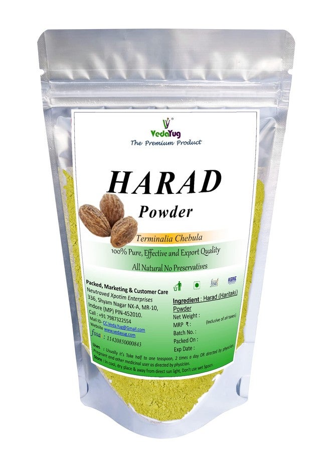 VY VedaYug Harad Powder, 100g | Haritaki Fruit Powder, Terminalia Chebula, Natural - 100g - Image 1