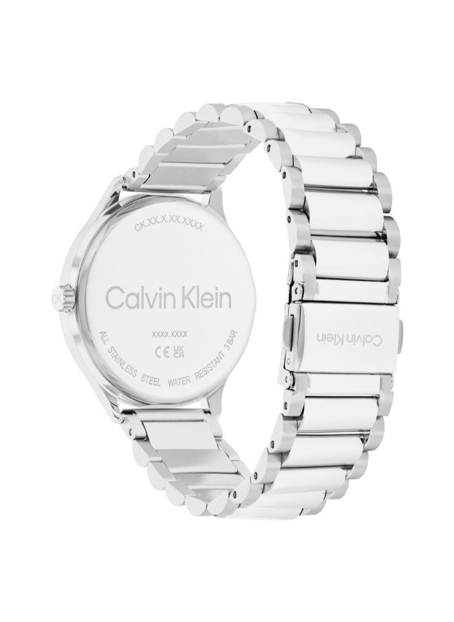 CALVIN KLEIN - Women's Analog Round Shape Stainless Steel Wrist Watch 25200373 - 38 Mm - Image 1