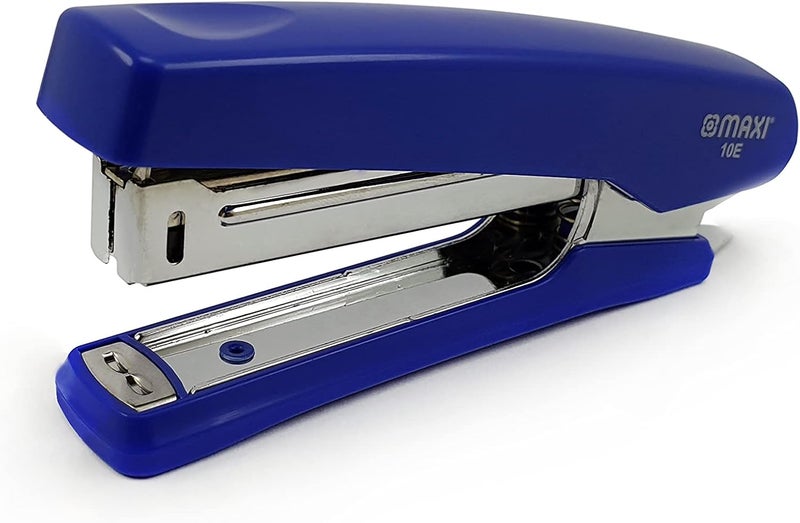 Maxi No.10 Stapler with Staple Pin Set - 20 Sheets Capacity, Portable Metal Manual Stapler (Black) - Image 5