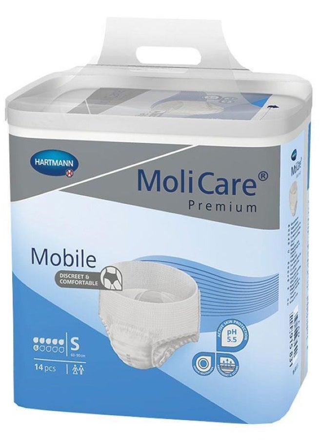 Molicare Premium Mobile 6 Drops Small Diapers 14 Pieces Pack  - Image 2
