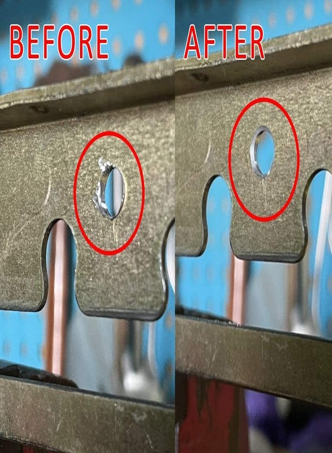 CONQUER Tools 5 Flute Metal Countersink Drill Bit, 87 Degree for 1/4'' Hex Shank Fit 1/8"-3/4"(3mm-19mm), Burr Removal, Deburring Beveling Chamfer Tool, Holes Shaping Trimming, Inner/Pipe Reamer - Image 5