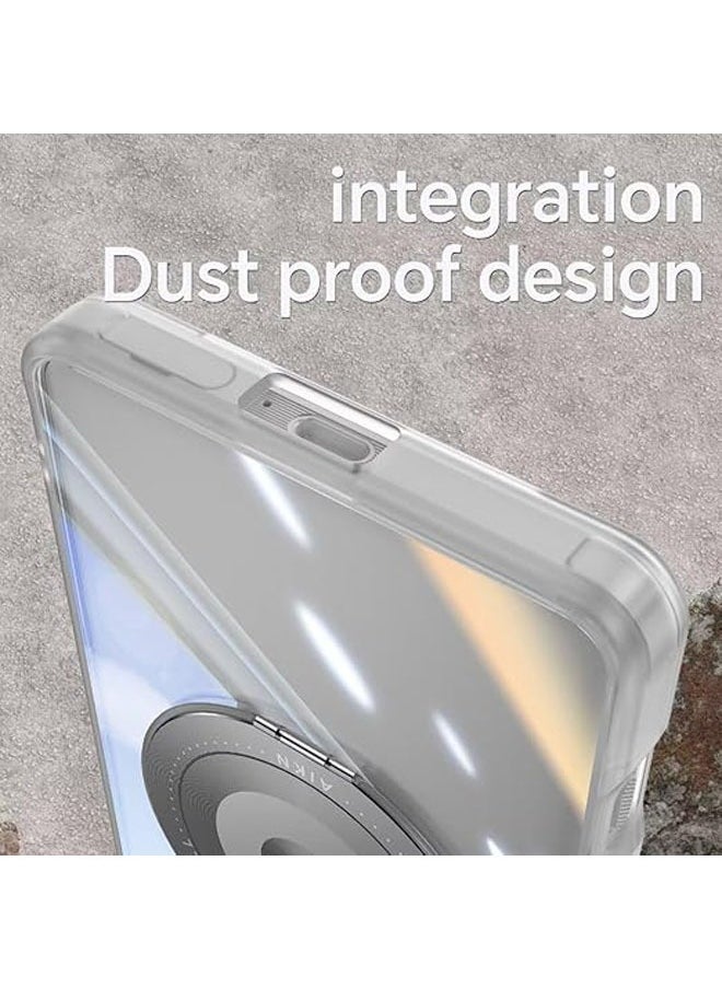 Sony Xperia 1 VI Phone Case with Stand, Camera Protection, Transparent Thin and Light TPU Hard Shell Phone Case for Sony Xperia 1 VI