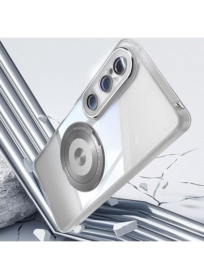 Sony Xperia 1 VI Phone Case with Stand, Camera Protection, Transparent Thin and Light TPU Hard Shell Phone Case for Sony Xperia 1 VI
