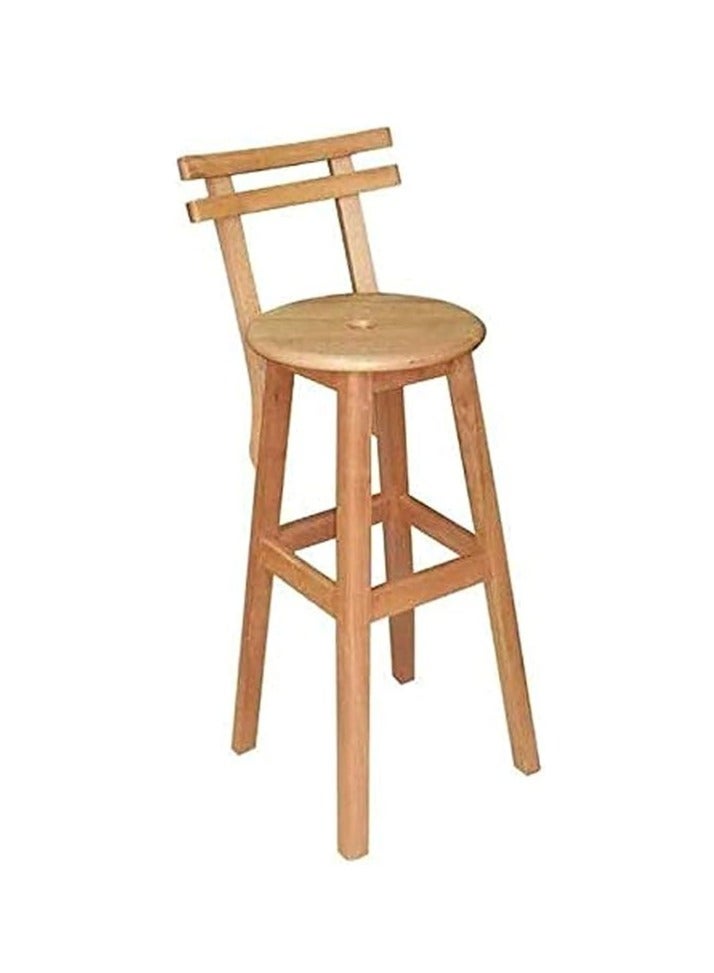 Wooden Bar Stool - Set of 3, 70cm Height