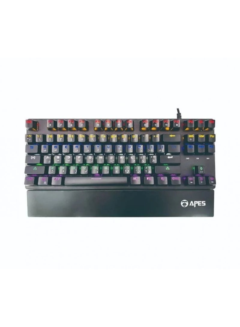 APES Colorful Running Light Mechanical Keyboard - Image 1