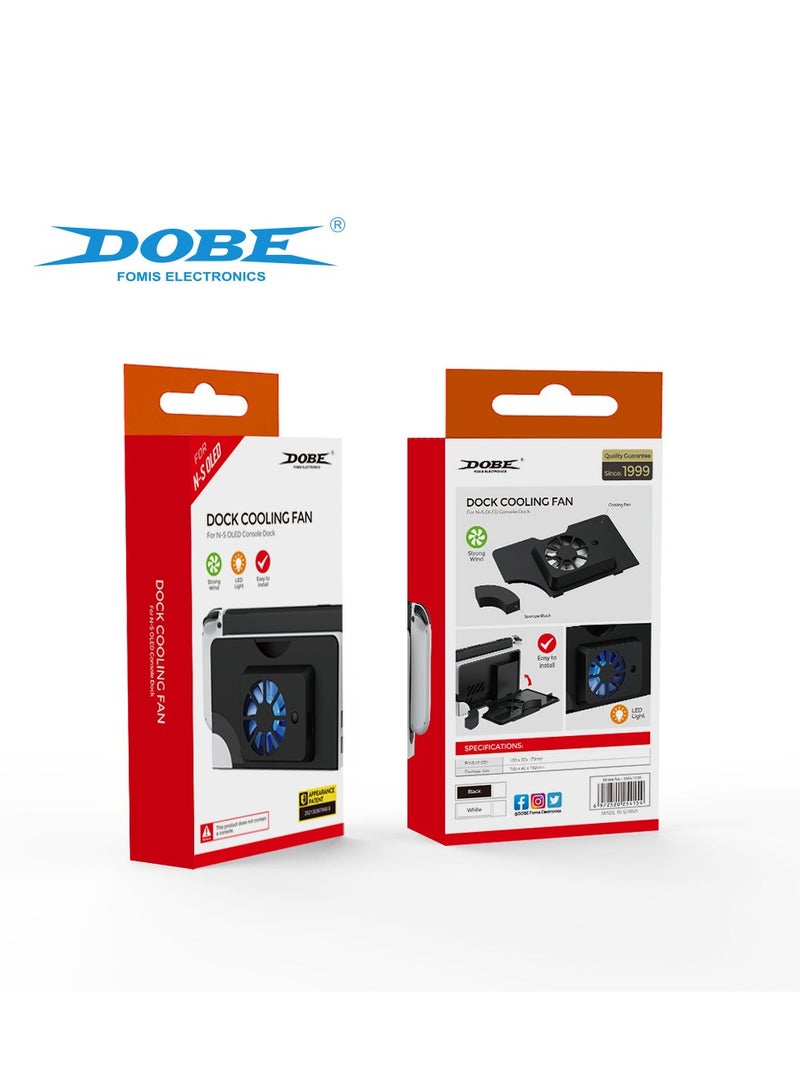 دوبي حامل مروحة تبريد USB الخارجي لوحدة تحكم Nintendo Switch OLED-مادة ABS المتقدمة ، تصميم مدمج ونظام تبريد فعال-مثالي للاعبي - Image 4
